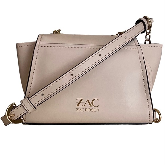 💐11 x HOST PICK💐 NWT ZAC Zac Posen Leather Eartha Mini Chain Crossbody - Picture 3 of 12